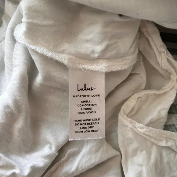 Lulu's White and Green Off-Shoulder Jumpsuit - Picture 13 of 14